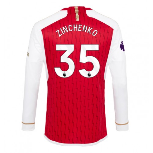 Fotballdrakt Herre Arsenal Oleksandr Zinchenko #35 Hjemmedrakt 2023-24 Langermet